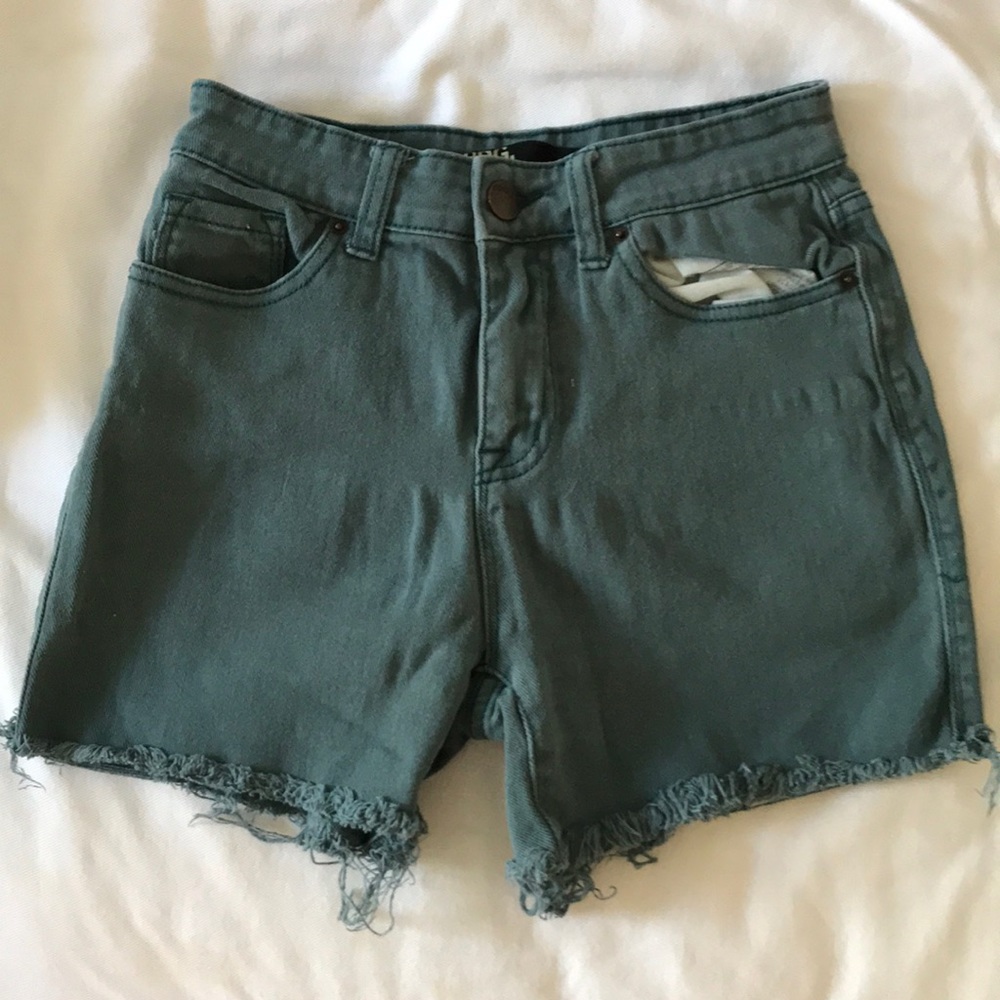 Denim shorts